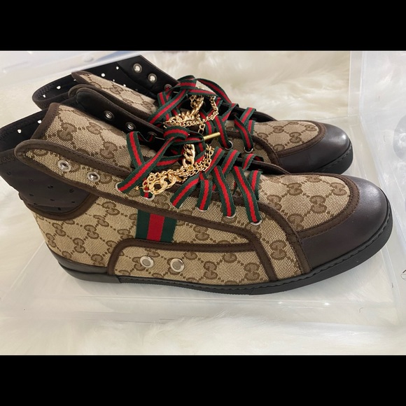 🚨SOLD🚨Custom Gucci Size 11 High Top Men Shoes - Picture 16 of 16